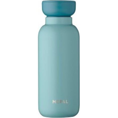 Mepal - Borraccia Ermetica Ellipse - Bottiglia Termica a Doppia Parete - Borraccia per Bere Fuori Casa - Caldo per 9 Ore e Freddo per 12 Ore - Acciaio Inossidabile - 350 ml - Nordic Green (1/5)