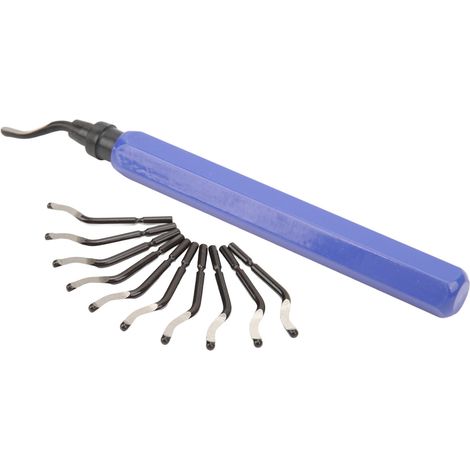 Entgratwerkzeug mit 10 Klingen zum Entfernen von Kantengraten an Kupfer- und PVC-Rohren, für 3D-Druck, Kunstharz und Metallbearbeitung RB1100 (1/5)