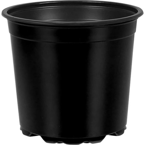Maison Exclusive - Pot à fleurs 200 pcs Noir Ø 15 x 13 cm Plastique