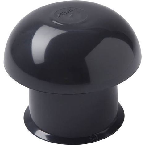 Chapeau de ventilation sans moustiquaire Ø63-Anthracite