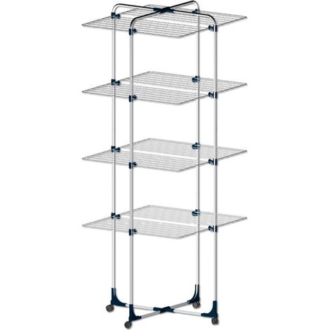 Jumbo Stendibiancheria Torre Acciaio Vern. 182x70x70cm Magnum4