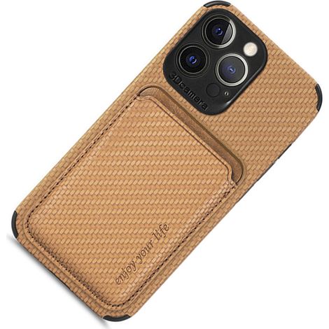 Elegante custodia a portafoglio per iPhone 14 Pro con funzione antifurto RFID, utilizzabile anche come porta carte, dotata di supporto, cover protettiva in TPU, compatibile con la ricarica wireless e (1/2)