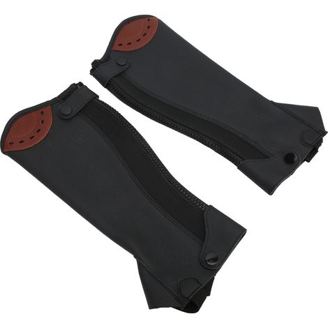Demi-chap en fibre super pour enfants, protection équestre, équipement CL (1/5)