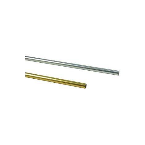 TUBO ALLUMINIO- - mt.2h. ø mm.12,5 alluminio oro - 5 pezzi