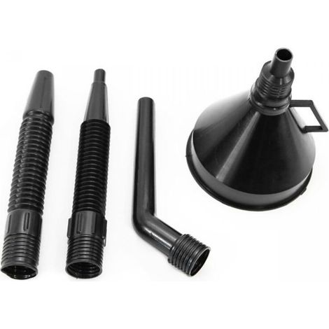 Imbuto flessibile nero con filtro, 4 pezzi, universali, carburante, liquido, acqua, 13 cm AMÍO-02007 (1/5)