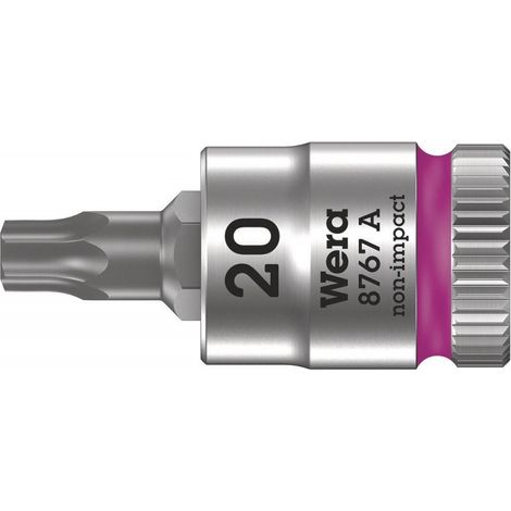 Wera 8767 A TORX® Zyklop Bitnuss mit 1/4"-Antrieb, TX 20 x 28 mm