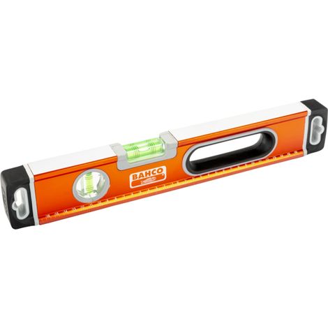 Bahco Wasserwaage aus eloxiertem Aluminium mit breit geformtem Profil, magnetisch 1200 mm