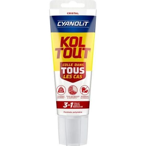 Colle Koltout Transparente Adhésion Puissante Multi-matériaux - Onyx (1/4)