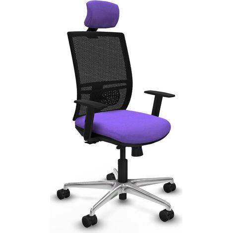 Chaise de bureau piqueras y crespo Yunquera color sobre mousse découpée (1/2)