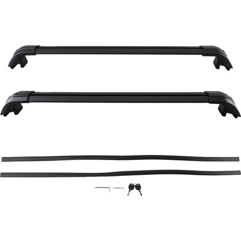 Aluminum Alloy Crossbars for KIA SPORTAGE 2016-2023 Roof Luggage Rack Black (1/4)