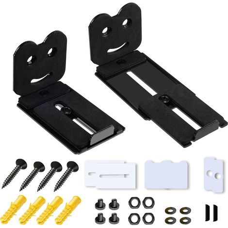 Universal adjustable soundbar mount, compatible with most soundbars, an ideal audio accessory. (1/5)