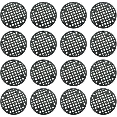 Lot de 16 Coussinets en Plastique pour Pots de Fleurs, Tapis de Drainage en Maille Anti-Fuite pour Pots à Bonsaï, Taille Moyenne, Protège la Terre et Facilite L’écoulement (1/5)