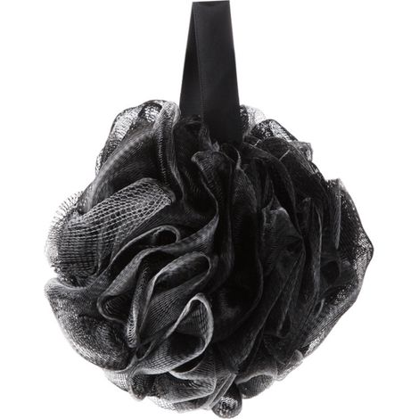 Luffa de bain long, extensible, en maille tressée, exfoliant, éponge de douche et de bain. (1/4)
