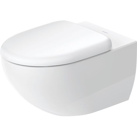 Duravit – Pack WC suspendu Rimless 365x575mm – Abattant Softclose amovible – Évacuation horizontale – Système Durafix inclus