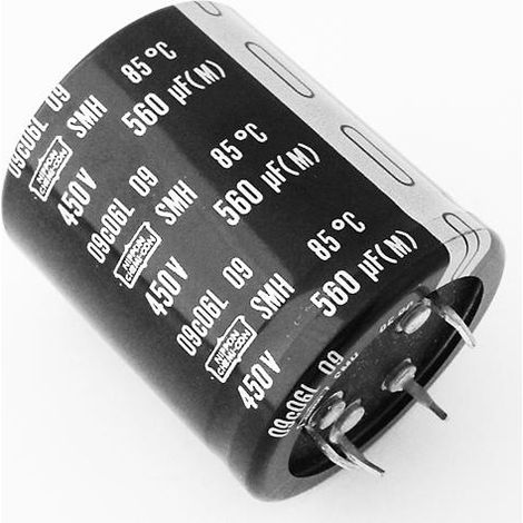 Elektrolytkondensator 560uF 450Vdc 85 35x50mm 2Pin