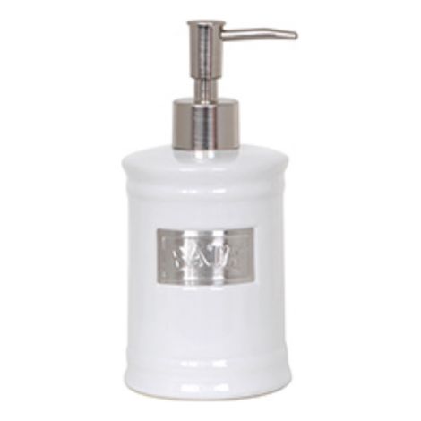 Distributeur de savon Céramique ADELAIDE Blanc MSV