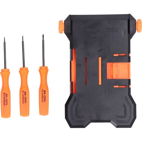 Support de réparation téléphone pliable, étau PCB en ABS avec lot de 3 tournevis pour entretien (1/5)