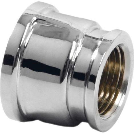 MANICOTTO DI RIDUZIONE IN OTTONE 3-4" X 1-2" CROMATO