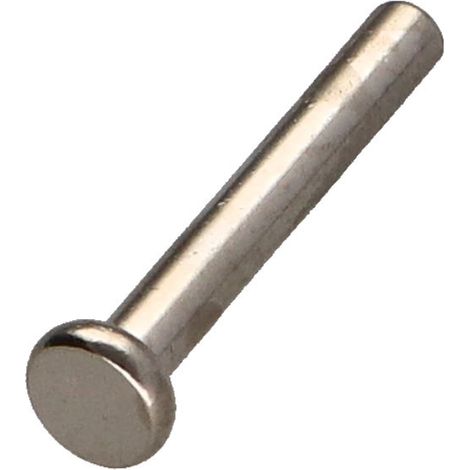 Rivet FORES Tête plate 3X21 Acier nickelé