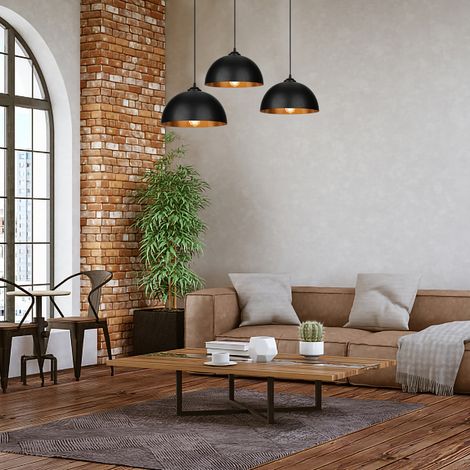 SWANEW 2x paralume a sospensione senza lampadina Illuminazione industriale a sospensione Lampada a sospensione luce (1/6)