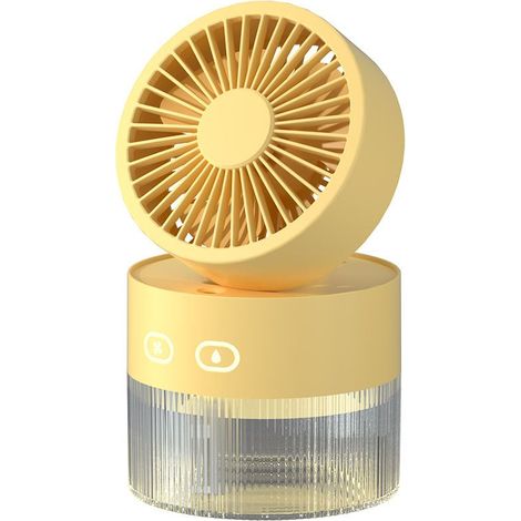 USB-Tischventilator mit Sprühnebelfunktion, tragbarer Ventilator mit 350-ml-Wassertank (1/5)