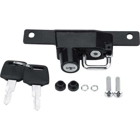 Motorradhelmschloss, linke Seite, Helmhaken aus Aluminium für R Nine 2014-2016.