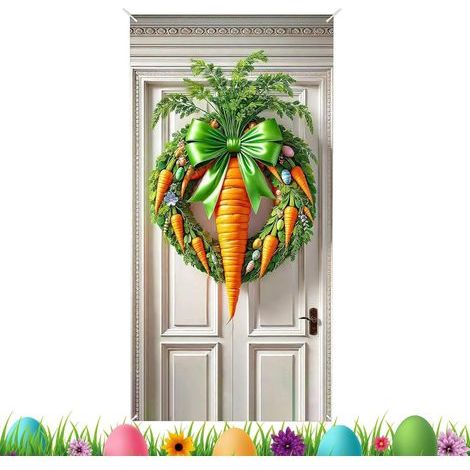 88 9 x 178 8 cm wasserdicht Frühlingshintergrund Türschilder (1/5)