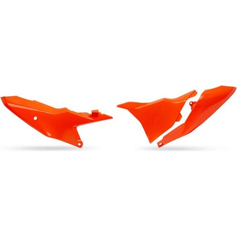 Coperture laterali posteriori UFO 2025/11 per KTM SX 85 '18-'26 arancioni