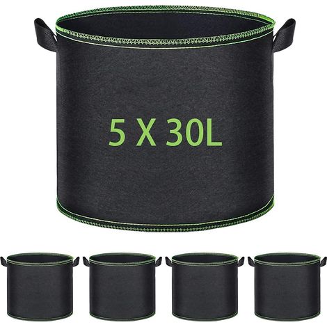 Sacs pour plantes, sacs pour plantes près de chez moi, sacs pour plantes pour déménagement, sacs pour plantes en pleine terre, sacs pour plantes pour la culture, sacs de culture noirs et pots (1/5)