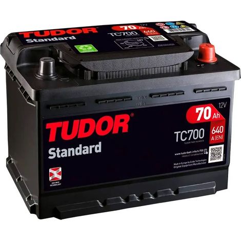 Tudor TC700 Batería de Coche 70Ah 640A EN