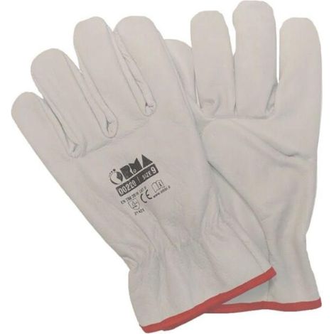 Guanti da Lavoro ORMA 00220 in Pelle Fiore di Bovino Extra Taglia 9
