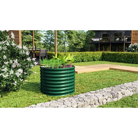 Vitavia Hochbeet "Terra 630", seegras, 63 cm, Modell "Rund" (1/2)