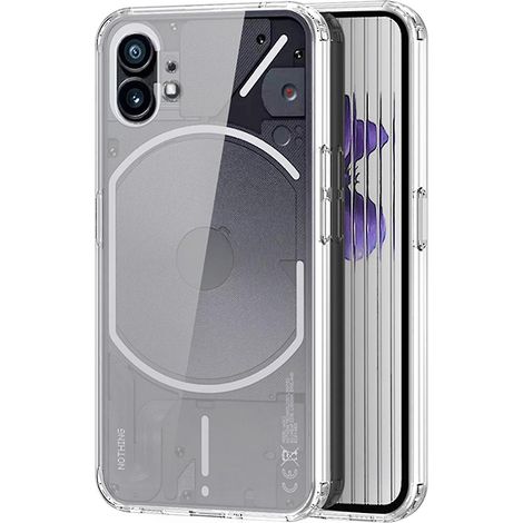 Coque transparente avec airbag et pare-chocs anti-traces de doigts pour Nothingphone 1 (1/4)