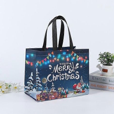 Sac cadeau de Noël Père Noël Bonhomme de neige Bonbons Emballage cadeau Joyeux Noël Décoration intérieure Navidad Noel Nouvel An 11 (1/5)
