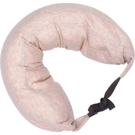 [NIE BENUTZT]Weiches U-förmiges Kissen für Reisen und Büro Mittagskissen Beige，
