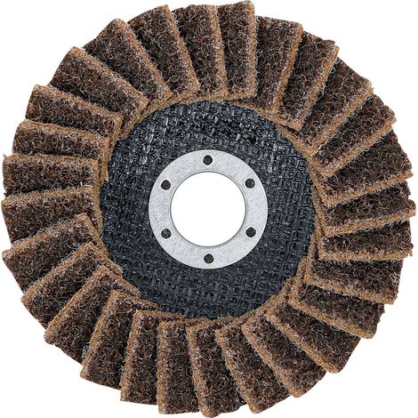 BGS Disco de lija con láminas de vellón Ø 125 mm grano 80 - 74472 (1/4)