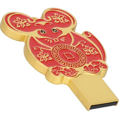 Clé USB 2.0 128GB en Métal Étanche, Compatible PC et Mac, Stockage Haute Capacité