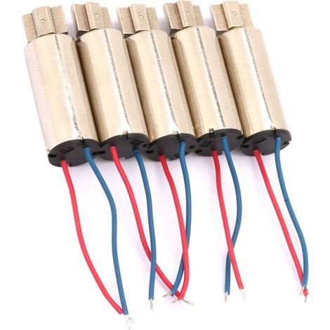 5 Stück 7500 U/min starke, kernlose Mikro-Vibrationsmotoren für Smart-Armband-Spielzeug (1/5)