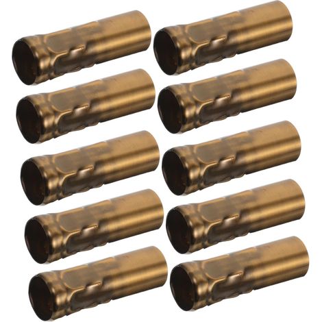Manchons de Bougie Vintage en Fer 25x80mm Cuivre Ancien, Cache-douilles pour Lustres en Cristal, Accessoires Compatibles Culot Candélabre, Décoration Maison et Fêtes, Lot de 10 (1/5)
