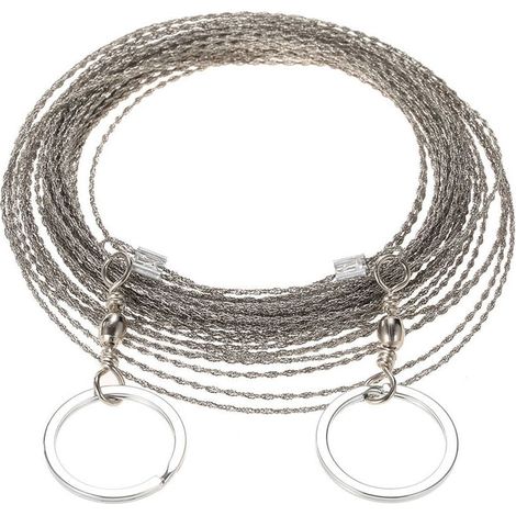10 Meter langes Outdoor-Drahtsägenkabel, Überlebenskabel für Drahtsägen, Kettensägenseil, Sunny