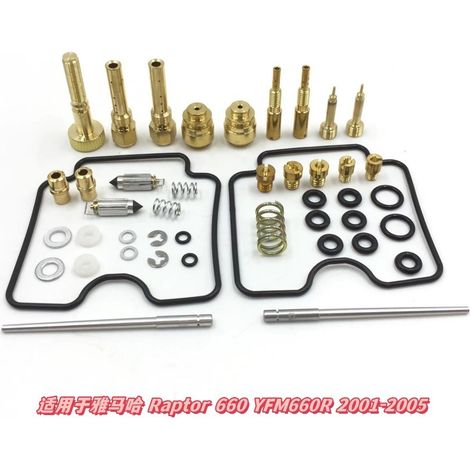 Kit de réparation de carburateur compatible avec Yamaha Raptor 660 YFM660R 2001-2005