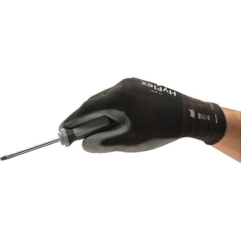 ANSELL 11-601-9 Handschuhe HyFlex 11-601 Gr.9 schwarz/grau Nylon m.Polyuretha
