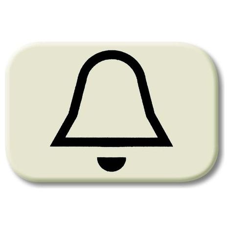 Symbole pour bouton-poussoir sonnette