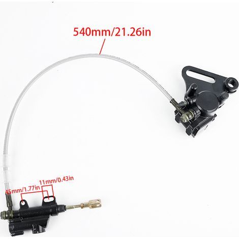 Pièces détachées pour motos tout-terrain 110, 125 et 140 cm³ CRF XR : ensemble de frein arrière, étriers de cylindre supérieur et inférieur, 15 mm (1/4)