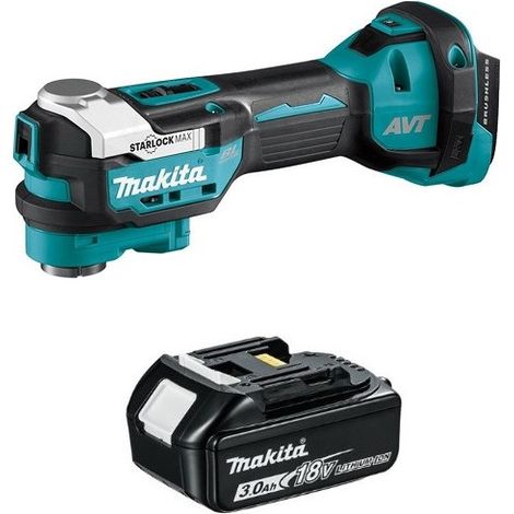 Makita DTM52F1 Outil multifonctions Li-Ion 18V LXT - 1 x 3.0Ah Batterie – sans chargeur (1/2)