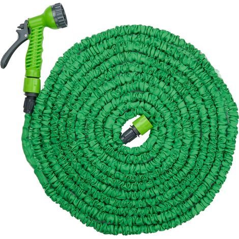 Manguera de jardín extensible - Manguera de jardín con rociador - Manguera de jardín - Compacta y práctica (1/5)