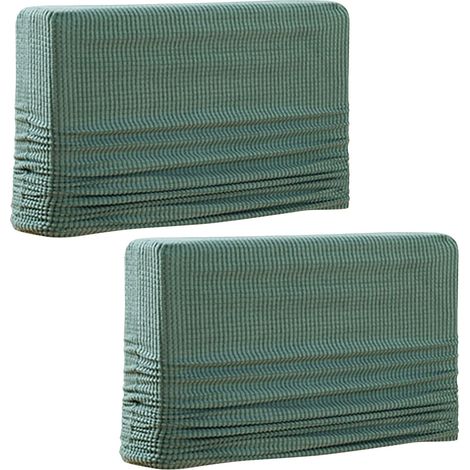 Modern Green Polyester Wall-Mounted Radiator Cover, Set of 2, Easy to Install and Remove, Protection for Bedroom and Living Room (1/5)