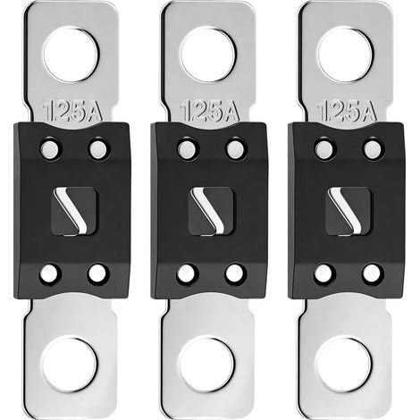 Lot de 3 blocs de fusibles à vis ANM/MEGA 32 V 125 A (1/5)