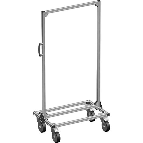 FRANKEL kaiserkraft, Rayonnage mobile en aluminium pour bacs à (1/2)