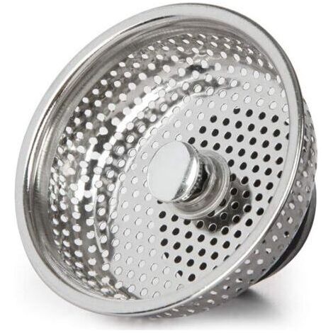 Panier crépine évier bouchon trou bouchon crépine pour évier Ø 80 mm, filtre évier filtre évier crépine de vidange (1/5)
